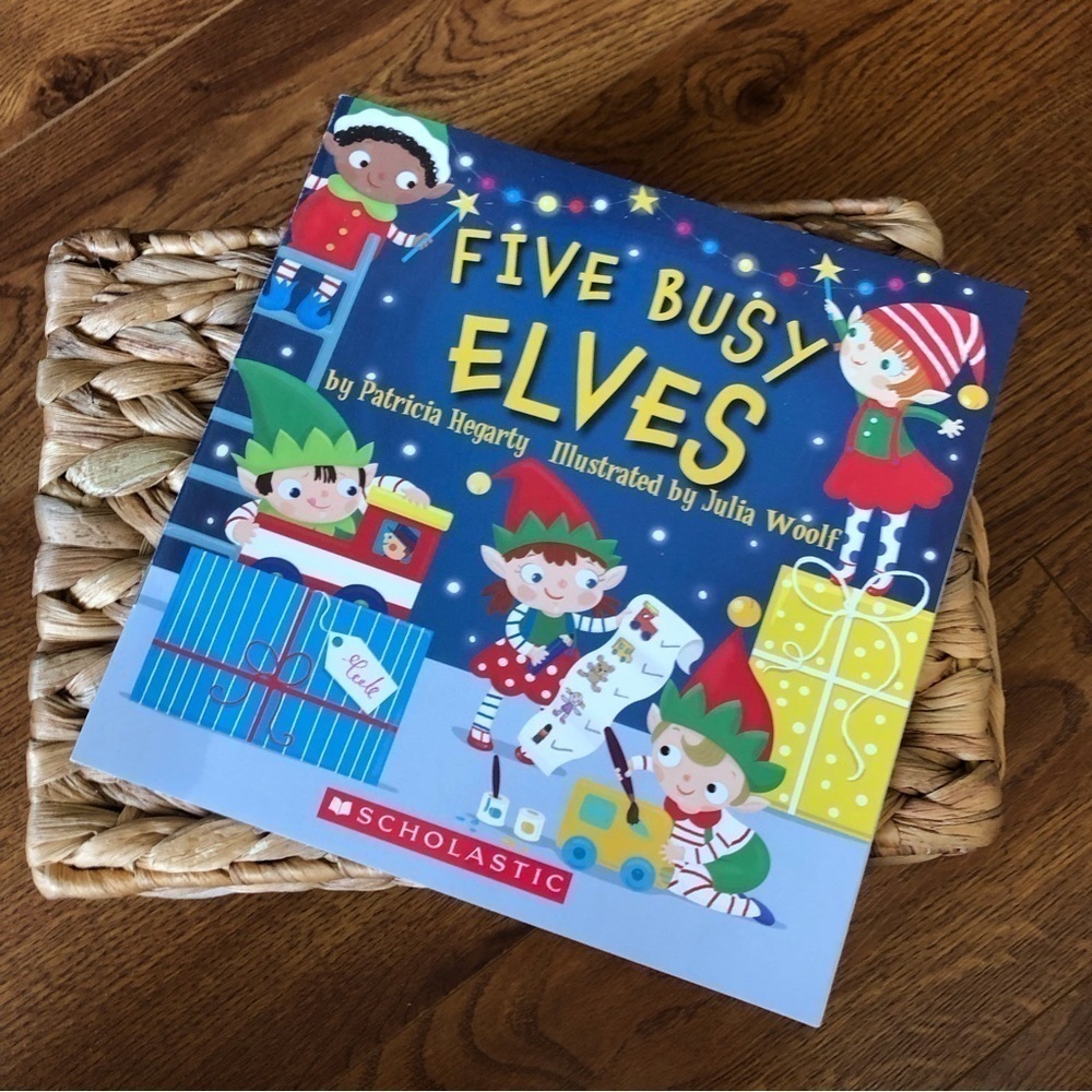 Children’s book: Five Busy Elves by: Patricia Hegarty paperback